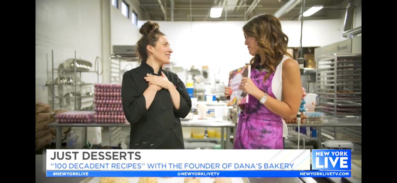 Dana on an ABC morning show segment
